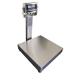 Vestil Bs-915Ss-1824-500 Stainless Steel Bench Scale 18" X 24" Platform 500 Lb. Capacity, Silver