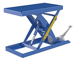 Vestil Sctab-1000-2040-Fp Steel Scissor Lift Table Foot Pump 63-1/16" X 20-1/2" X 32" 1,000 Lb. Capacity, Blue