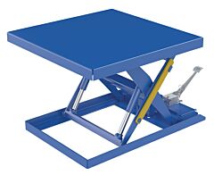 Vestil Sctab-2000-4242-Fp Steel Scissor Lift Table Foot Pump 64-9/16" X 42-3/8" X 32" 2,000 Lb. Capacity, Blue