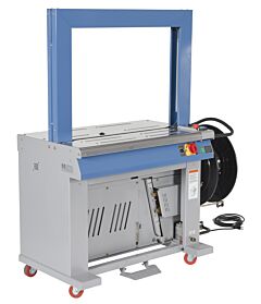 Vestil Asm-3123 Steel Automatic High Speed Strapping Machine 23-1/8 In. X 48-3/8 In. X 58 In. Gray