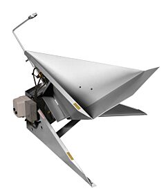 Vestil Air-Thl-Ss Stainless Steel Hand Lever Operated Air Corner Tilter 50-7/8" X 78-1/2" X 35-1/4" 1,500 Lb. Capacity, Silver