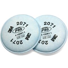 3M 2071 P95 Particulate Filters, Pack Of 2 Each