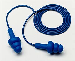 3M 340-4007 Earplugs Tracer Nrr-21 W/Cord, Box Of 100 Pairs