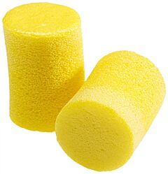 3M 390-1000 E-A-R Classic Value Pak Earplugs, Pvc, Yellow, Uncorded