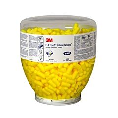 3M 391-1004 Earsoft Yellow Neons One Touch Refill, 500 Pairs