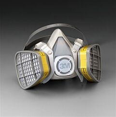 3M 5103 Half Facepiece Disposable Respirator Assembly Organic Vapor/Acid Gas, Size Small
