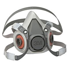 3M 6100 Reusable Half Mask Respirator, Small, 1 Each