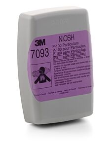 3M 7093B Particulate P100 Filters, Case Of 144 Each