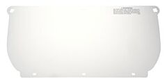 3M 82543-00000 Faceshield Wp98, Clear Polycarbonate, 14 1/2 In X 7 1/4 In