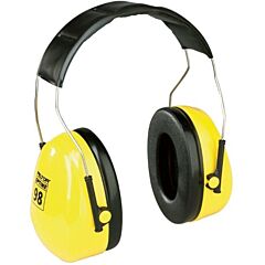 3M H9A Peltor Optime 98 Earmuff, 25 Db Nrr, Yellow, Over-The-Head