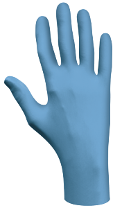 Showa Best 3005Pfl Powder-Free Medical Exam Nitrile Gloves, 4 Mil, Size Large