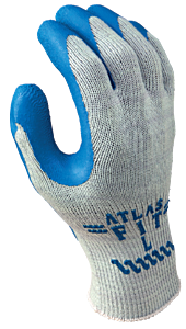 Showa Best 300B-08 Natural Rubber Coated General-Purpose Work Gloves, Size 8