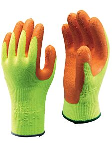 Showa Best 317-10 Atlas Hi-Viz Grip Seamless Knit Gloves X-Large, Pack Of 12 Pairs