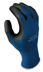 Showa Best 380-06 Atlas Foam Nitrile Palm Coated Gloves, Size Small