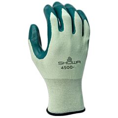 Showa Best 4500-08 Nitrile Coated General-Purpose Work Gloves, Cut Resistant, Size Medium