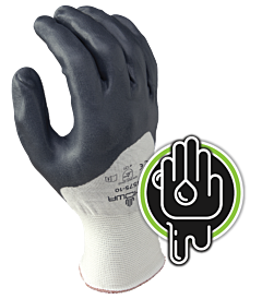 Showa Best 4575-07 Zorb-It Dipped Gloves 3/4-Coated Size 7