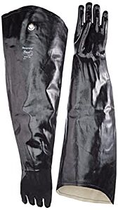 Showa Best 6731-10 Shoulder Length Neoprene Gloves, 31" Length, Black, 1 Pair