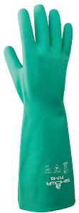 Showa Best 717-11 Nitri-Solve Gloves, Chemical Resistant Unsupported, Size 11