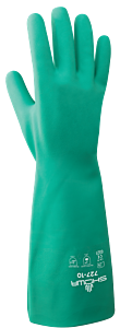 Showa Best 727-07 13" Nitrisolve Gloves 15-Mil Unlined, Size 7
