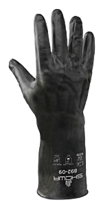 Showa Best 892-11 Viton Ii, Chemical Resistant Unsupported Gloves, Size 11