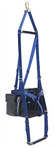 3M Dbi-Sala 1001378 Suspended Workman'S Chair With 15" X 18" X 0.75" (38.1 X 45.7 X 1.9Cm) Rigid Board, Pass-Thru Belt, Foot Rest And Suspension Rings With Carabiner (Size Universal)