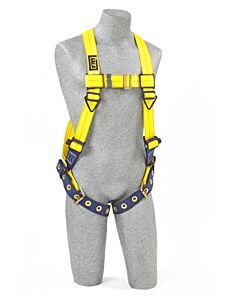 3M Dbi-Sala 1101253 Delta No-Tangle Harness Style Vest, Back D-Ring, Yellow/Navy, Size 2X-Large