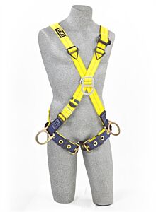 3M Dbi-Sala 1103375 Delta Crossover Position/Climb Harness,Back/Front/Side D-Rings, Tongue Buckle, Size Universal