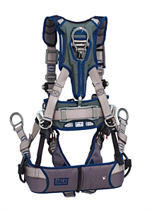 3M Dbi-Sala 1112582 Aluminum Back, Front, And Side D-Rings, Tri-Lock Revolver Quick Connect Buckles, Waist Pad And Belt, Removable Seat Sling With Positioning D-Rings (Size Large)
