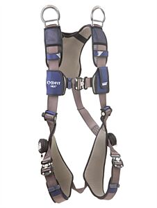 3M Dbi-Sala 1113067 Exofit Nex Vest-Style Retrieval Harnesses, Back/Shoulder D-Rings, Quick Connect Buckles, Size Large