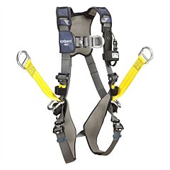3M Dbi-Sala 1113451 Aluminum Back, Front And Side D-Rings, Hip Climb Assist Straps For Use With 6160026 Cable Grip, Locking Quick Connect Buckle Leg Straps, Comfort Padding (Size Large)