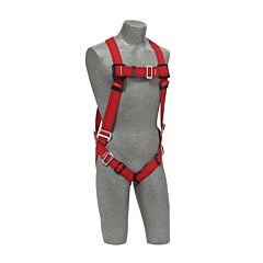 3M Dbi-Sala 1191369 Back D-Ring, Kevlar Fiber Web, Pass-Thru Buckle Leg Straps (Size Small)