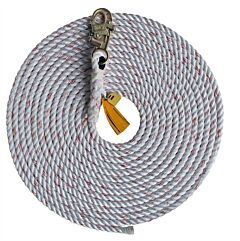 Capital Safety 1202842 Rope Lifeline With 2 Snap Hooks 100 Ft. (30M)