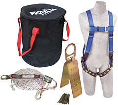 Capital Safety 2199814 Protecta Compliance In A Can Roofer'S Fall Protection Kit - In A Bag