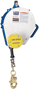 3M Dbi-Sala 3303000 Rollgliss Descender, Vertical/Auto Retract, Galvanized Lifeline, 115 Ft.