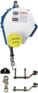3M Dbi-Sala 3303003 Rollgliss Descender Sloped/Auto Retract, Galvanized Wire Rope, 115 Ft.