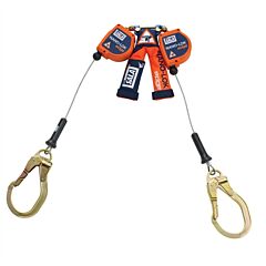 Capital Safety 3500227 Protecta Nano-Lok Edge Twin-Leg Quick Connect Self Retracting Lifeline - Cable