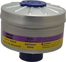 Honeywell - North Safety 4003He Ov/Ag Cartridge For Papr, 3/Box