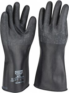 Honeywell - North Safety B324R/11 Butyl Gloves Rough Hand, 32 Mil, 14" Len