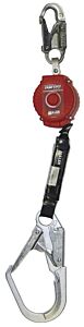 Honeywell - North Safety Mfl-10-Z7/6Ft Miller Turbolite Personal Fall Limiter, Steel Locking Snap Hook And Rebar Hook, 6 Foot