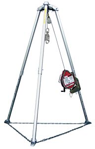 Honeywell - North Safety Mr50Gc-Z7/50Ft Mightevac Complete Confined Space System, Galvanized Wire & Tripod