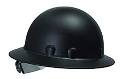 Honeywell - North Safety P1Asw11A000 Full Brim W/Swing Strap Reverse Ratchet Black