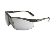 Honeywell - North Safety S3701 Genesis Safety Glasses Slim Black Frame Gray Ud Lens
