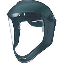 Honeywell - North Safety S8510 Face Shield With Suspension, Clear Polycarbonate, Anti-Fog/Hardcoat Visor, Black Matte Shell