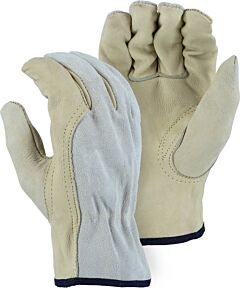 Majestic 1532B Combination Cowhide Drivers Gloves, Size Small