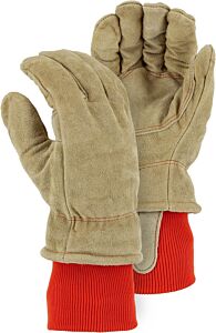 Majestic 1640 Winter Lined Leather Freezer Gloves W/ Thick Insulation, Size Small