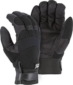 Majestic 2137Bkh Winter Lined Armor Skin™ Mechanics Gloves, Size Large