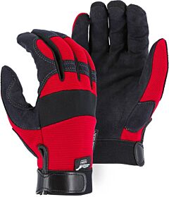 Majestic 2137R Armor Skin™ Mechanics Gloves With Knit Back, Size Large