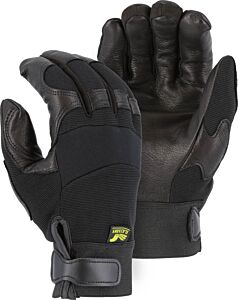 Majestic 2151H Winter Lined Mechanics Gloves With Deerskin Palm, Size Large
