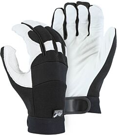 Majestic 2153 Mechanics Gloves With Grain Goatskin Palm, Size 5X-Small