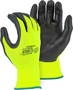 Majestic 3229Hvy Heavyweight Foam Nitrile Coated On Hi-Viz Nylon, Size Medium